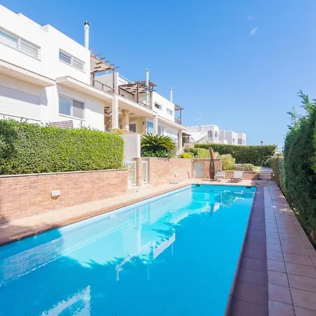 Sunset Spacious Maisonette With Pool Anavyssos Exterior photo